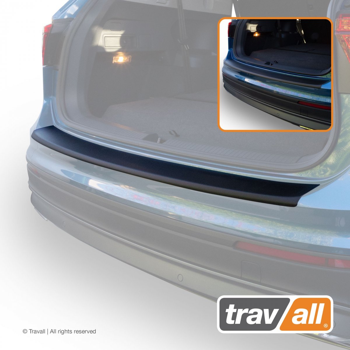 Travall PROTECTOR-Kunststoff glatt fr VW Tiguan Allspace (17>)